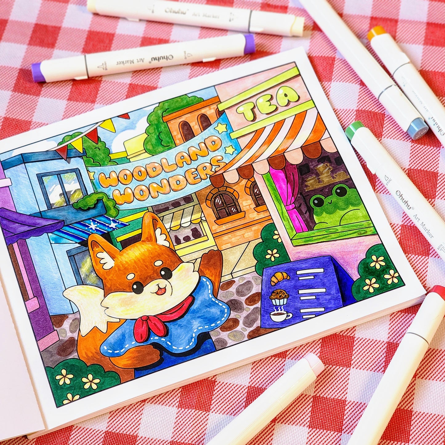 Woodland Wonders Coloring Book